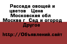 Рассада овощей и цветов › Цена ­ 70 - Московская обл., Москва г. Сад и огород » Другое   